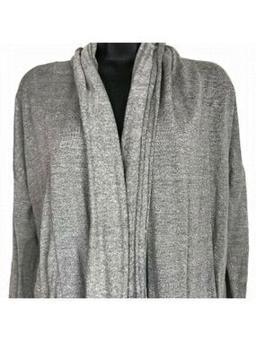 THEORY Grey Marbled Cardigan Size M